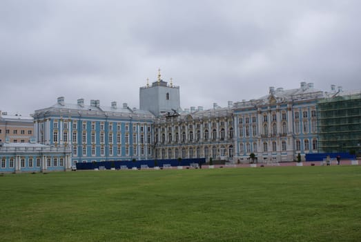 Saint-Petersburg, Russia - August 12, 2016: City of St. Pererburge. The palaces and architecture of the city. Buildings of historical part of the city.