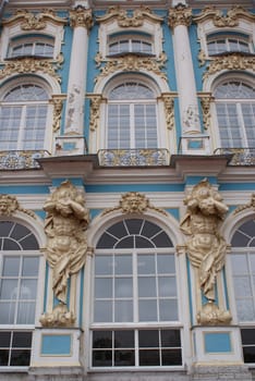 Saint-Petersburg, Russia - August 12, 2016: City of St. Pererburge. The palaces and architecture of the city. Buildings of historical part of the city.