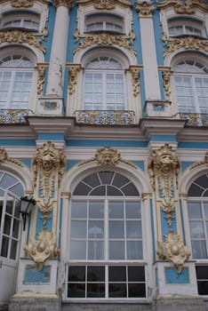 Saint-Petersburg, Russia - August 12, 2016: City of St. Pererburge. The palaces and architecture of the city. Buildings of historical part of the city.