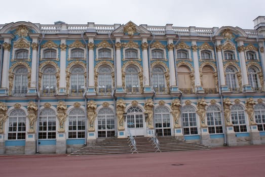 Saint-Petersburg, Russia - August 12, 2016: City of St. Pererburge. The palaces and architecture of the city. Buildings of historical part of the city.