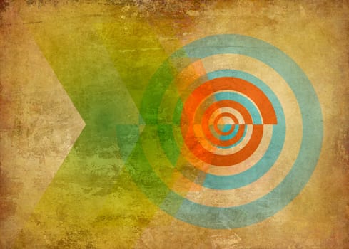 abstract target texture paper colors concept background old