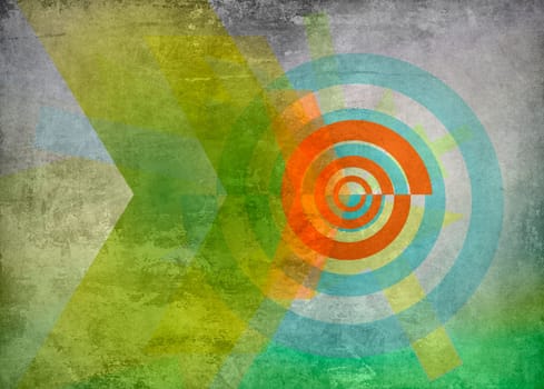 abstract target texture paper colors concept background old