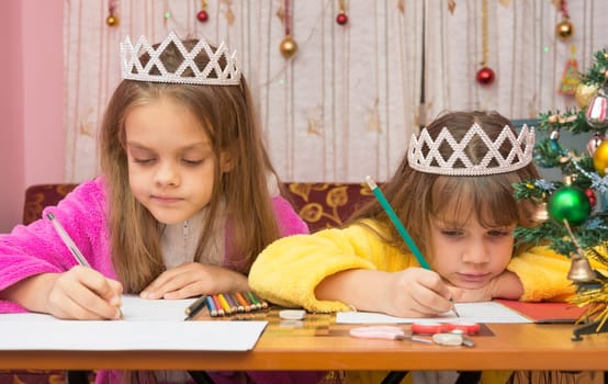 Sad Sisters write a letter to Santa Claus