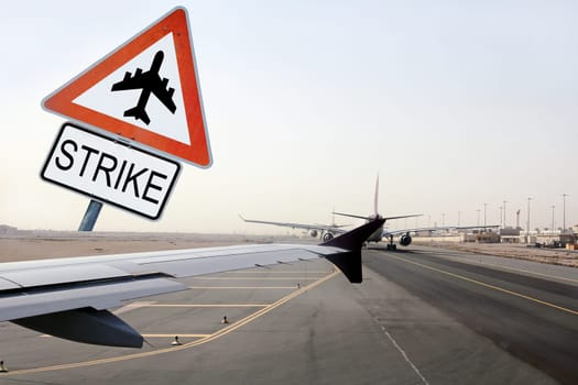Strike at the airport - Airport strike - Air traffic strike
