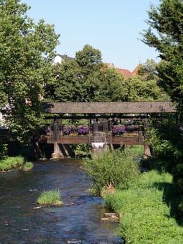 Weir of the Alb in Ettlingen