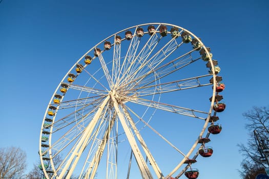 Ferris wheel at the Brandenburg Gate for the New Year's Eve party 2016 on 30.12.2016
