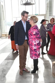 Maite Kelly with husband Florent at a fashion fair in Hamburg