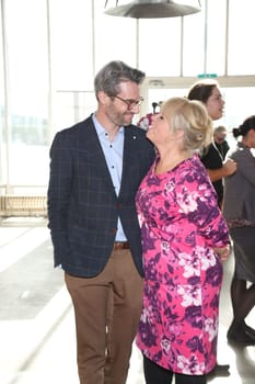 Maite Kelly with husband Florent Raimond at a fashion fair in Hamburg