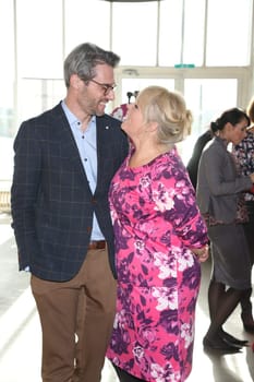 Maite Kelly with husband Florent Raimond at a fashion fair in Hamburg