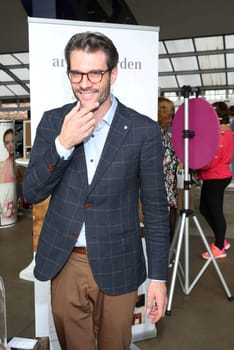 Florent Raimond at a fashion fair in Hamburg