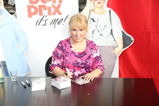 Maite Kelly at a fashion fair in Hamburg