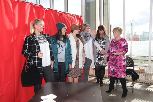 Maite Kelly at a fashion fair in Hamburg
