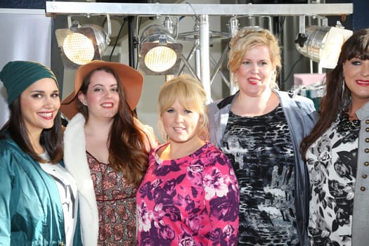 Maite Kelly at a fashion fair in Hamburg