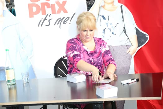 Maite Kelly at a fashion fair in Hamburg