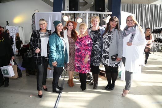 Maite Kelly at a fashion fair in Hamburg