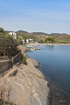 The port of the Spanish mediterranean village of Port Lligat