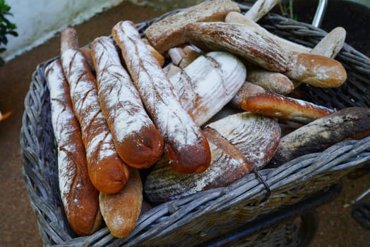 Bread and baguette