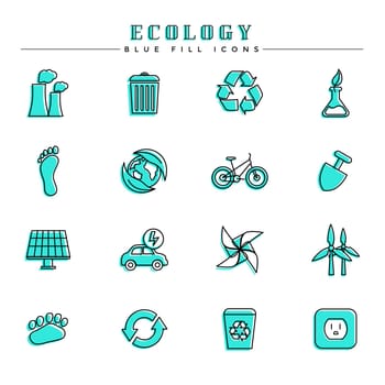 Modern line and color spot style icons, perfect for your branding, web, print or infographic design project.