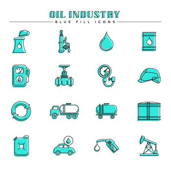 Modern line and color spot style icons, perfect for your branding, web, print or infographic design project.