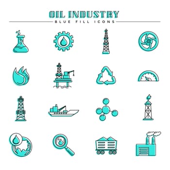Modern line and color spot style icons, perfect for your branding, web, print or infographic design project.