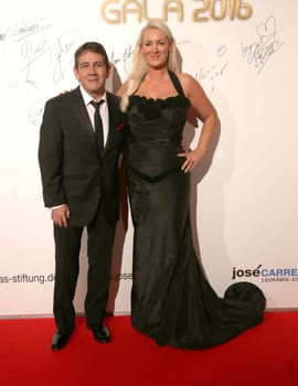 Placido Domingo Jr. and Friederike Krum ,. Jose Carreras Gala at the Estrel Hotel Berlin on 14.12.2016