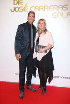 Norman Langen with his wife Verena ,. Jose Carreras Gala at the Estrel Hotel Berlin on 14.12.2016