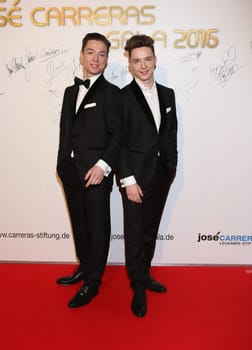 The Lochies,( Heiko & Roman Lochmann). Jose Carreras Gala at the Estrel Hotel Berlin on 14.12.2016