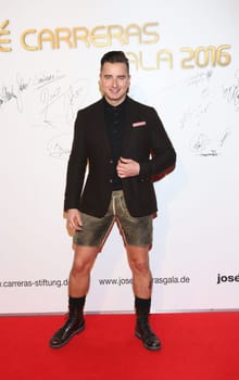 Andreas Gabalier ,. Jose Carreras Gala at the Estrel Hotel Berlin on 14.12.2016