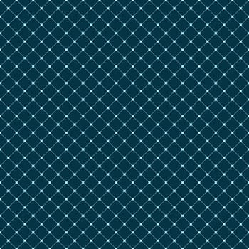 Seamless simple blue vector background with rounded squares