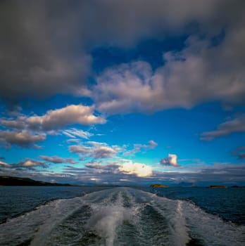 Speed Boat, North Sea, Norway
