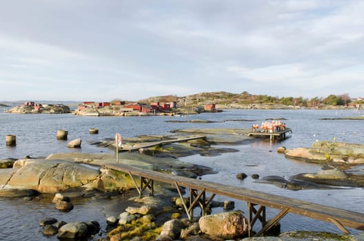 one sunny afternoon at smithska a place on the swedish westcoast