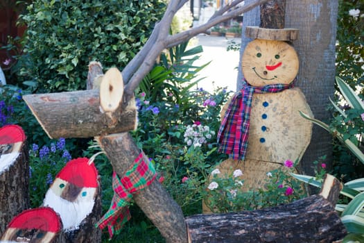 School decorations for christmas and new year holiday, stock photo
