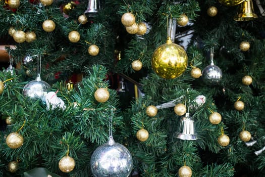 Christmas decoration on the tree, stock photo