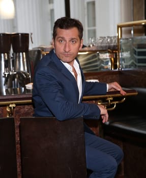 Tim Seyfi New crime series Kommissar Pascha at the Hotel Atlantik Hamburg on 18.01.2017