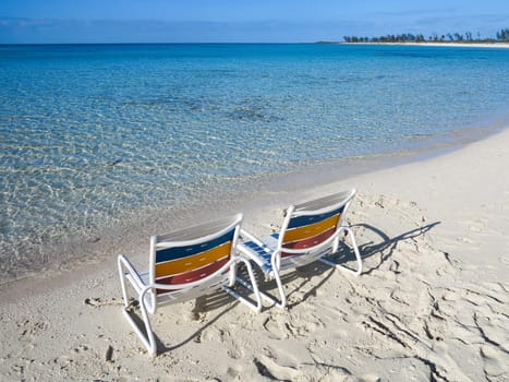 2 chairs overlooking the relaxing Atlantic Ocean