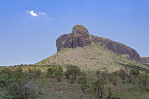Landscape in the Marakele National Park, Limpopo, South Africa