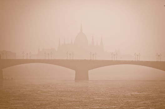 Cold weather, anticyclone favours air pollutants to accumulate and form a dense layer named smog over the city