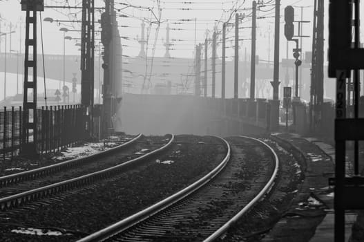 Cold weather, anticyclone favours air pollutants to accumulate and form a dense layer named smog over the city