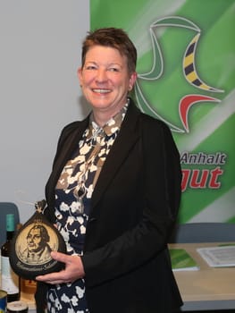 Minister for the Environment, Agriculture and Energy in Saxony-Anhalt Prof. Dr. Claudia Dalbert (Bündnis 90 - Die Grünen) at the presentation of products from Saxony-Anhalt for Green Week 2017 in Berlin