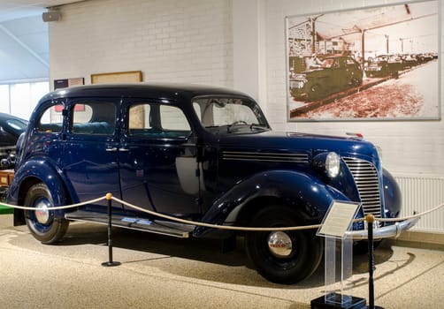 one nice blue car from Volvo TR802 model larger