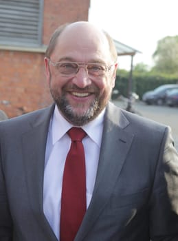Martin Schulz zu Wahlkampfauftritt in Magdeburg