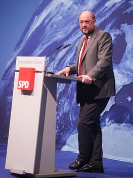 Martin Schulz zu Wahlkampfauftritt in Magdeburg