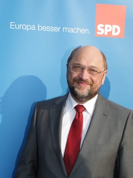 Martin Schulz zu Wahlkampfauftritt in Magdeburg