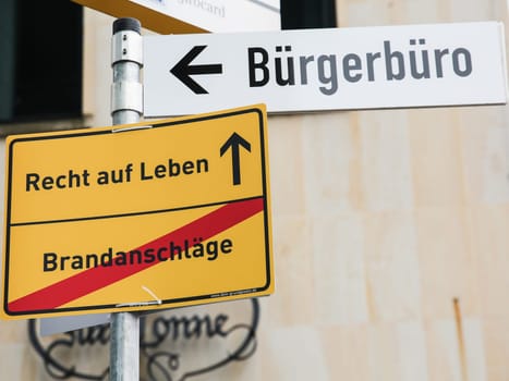 Citizens' Office,Right to Life - Arson Attacks