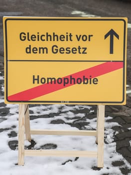 Equality before the law - Homophobia