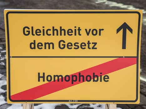 Equality before the law - Homophobia