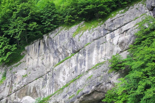 Image of colorful roughness gritty mountain wall