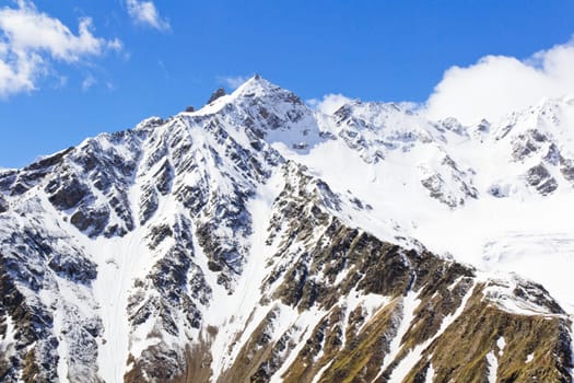 Landscape of mountains Caucasus region in Russia