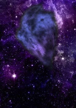 Small part of an infinite star field of space in the Universe. "Elements of this image furnished by NASA""."