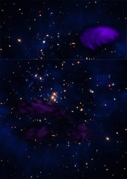 Small part of an infinite star field of space in the Universe. "Elements of this image furnished by NASA""."